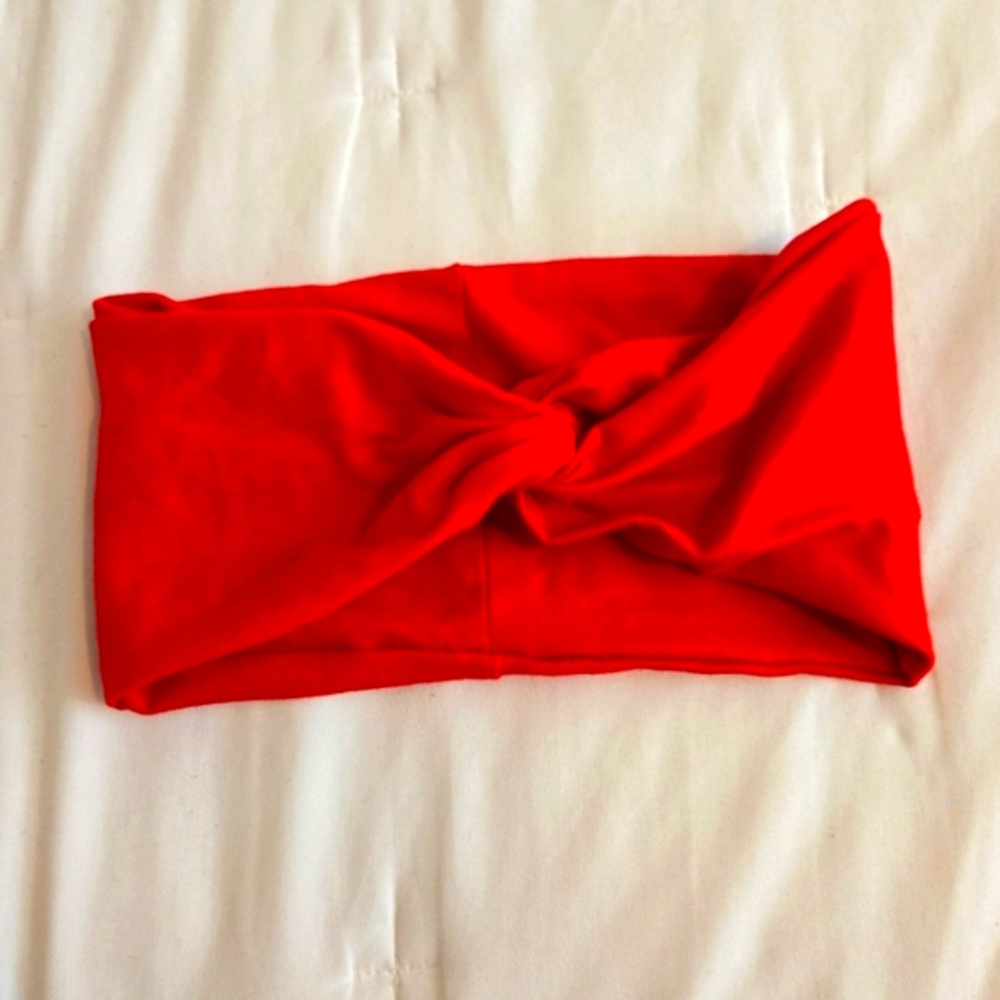 Red headband